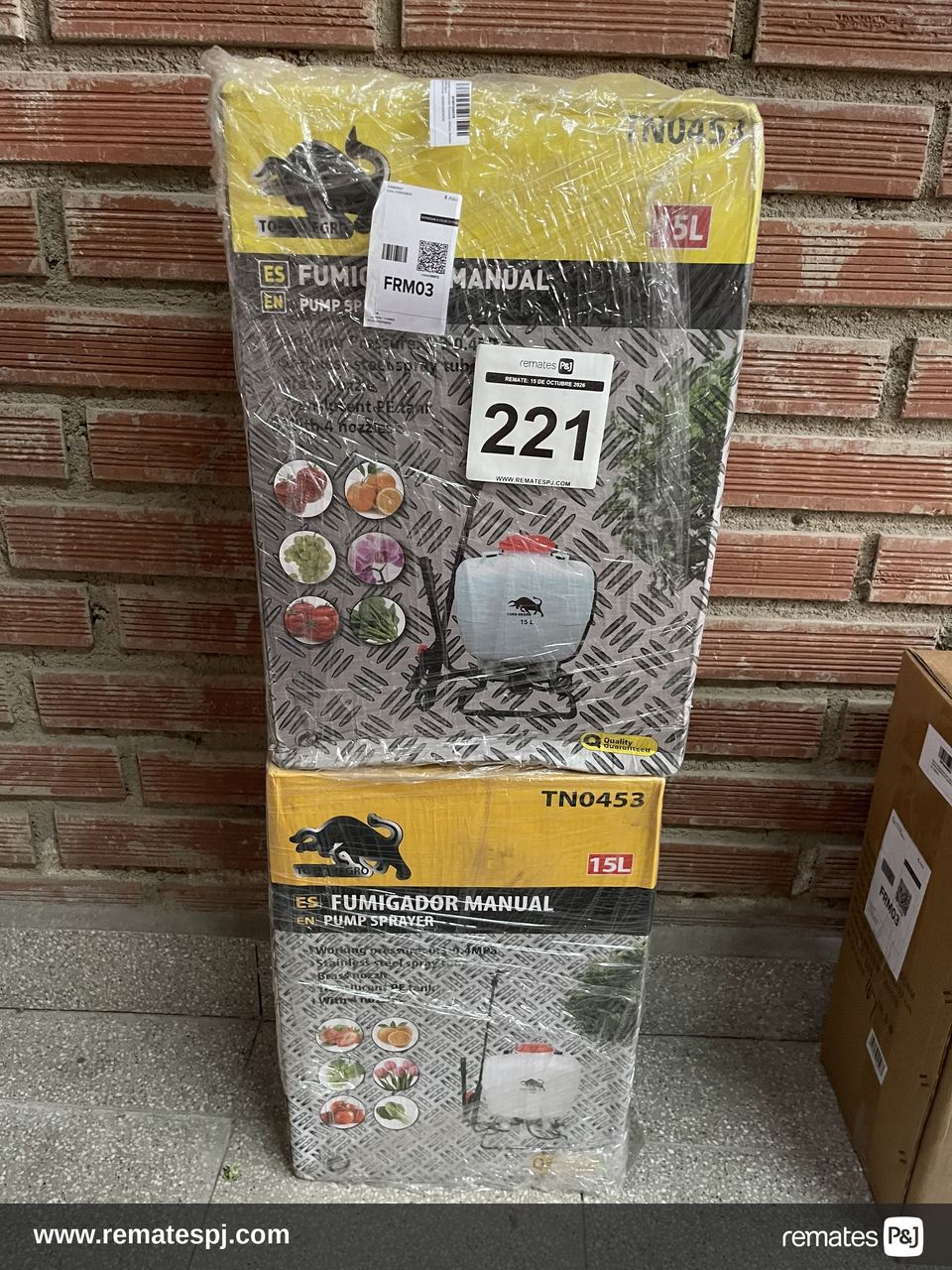 Fumigador Manual A Presión 15 Litros