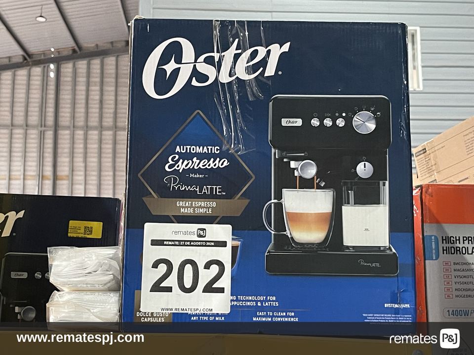 Cafetera Automática Oster Primalatte Negro Bvstem6604bk Negro