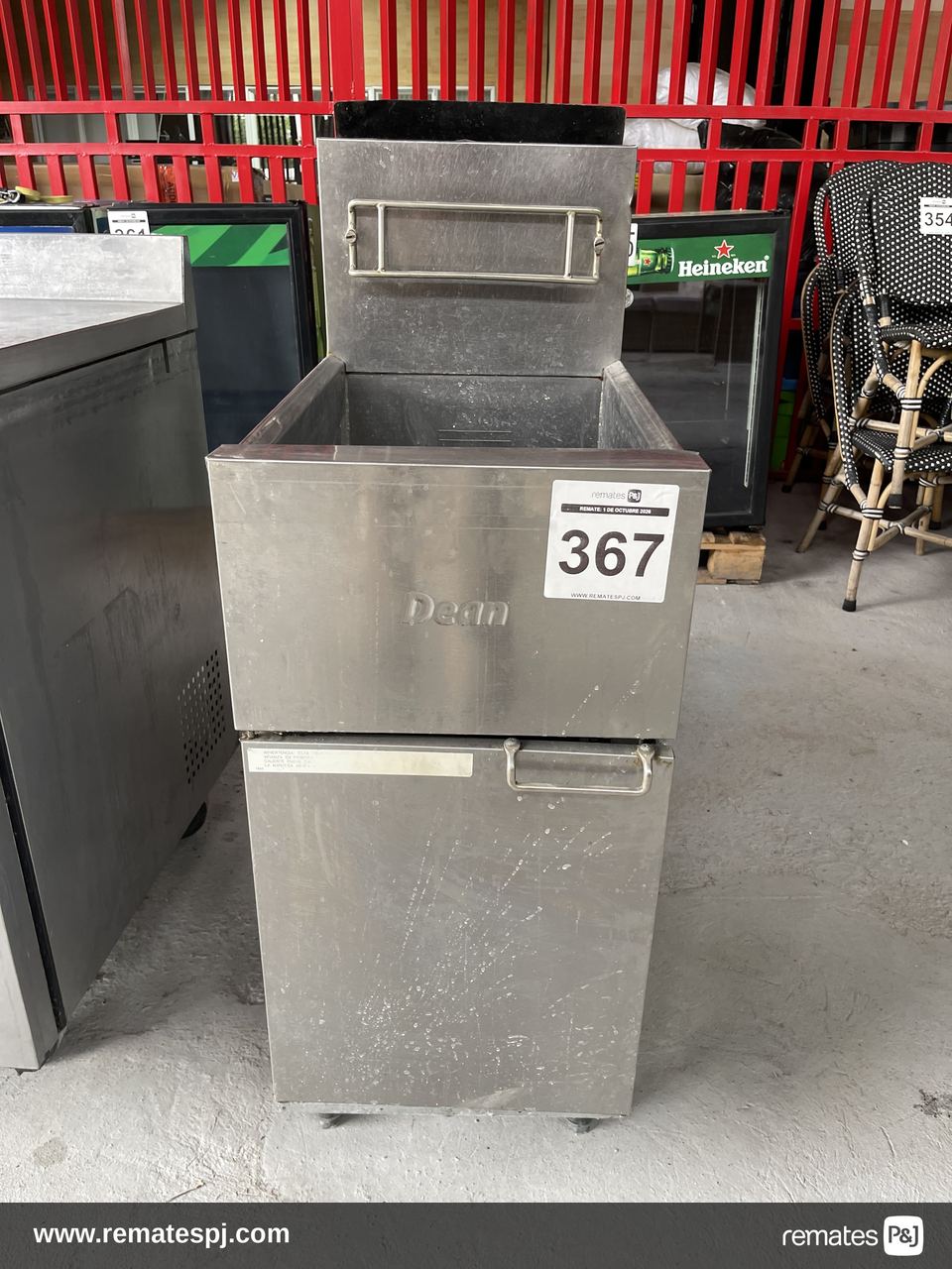 Freidora industrial a gas Dean