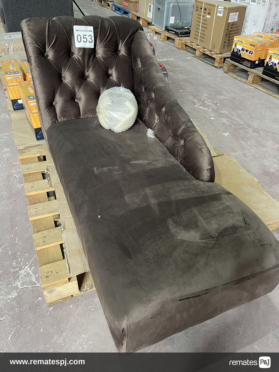 SILLON MERIDIENNE TERCIOPELO - CLEOPATRA