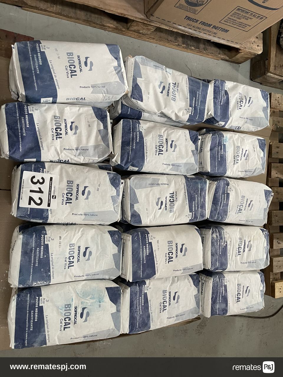 Lote de cal 3 kilos cada uno