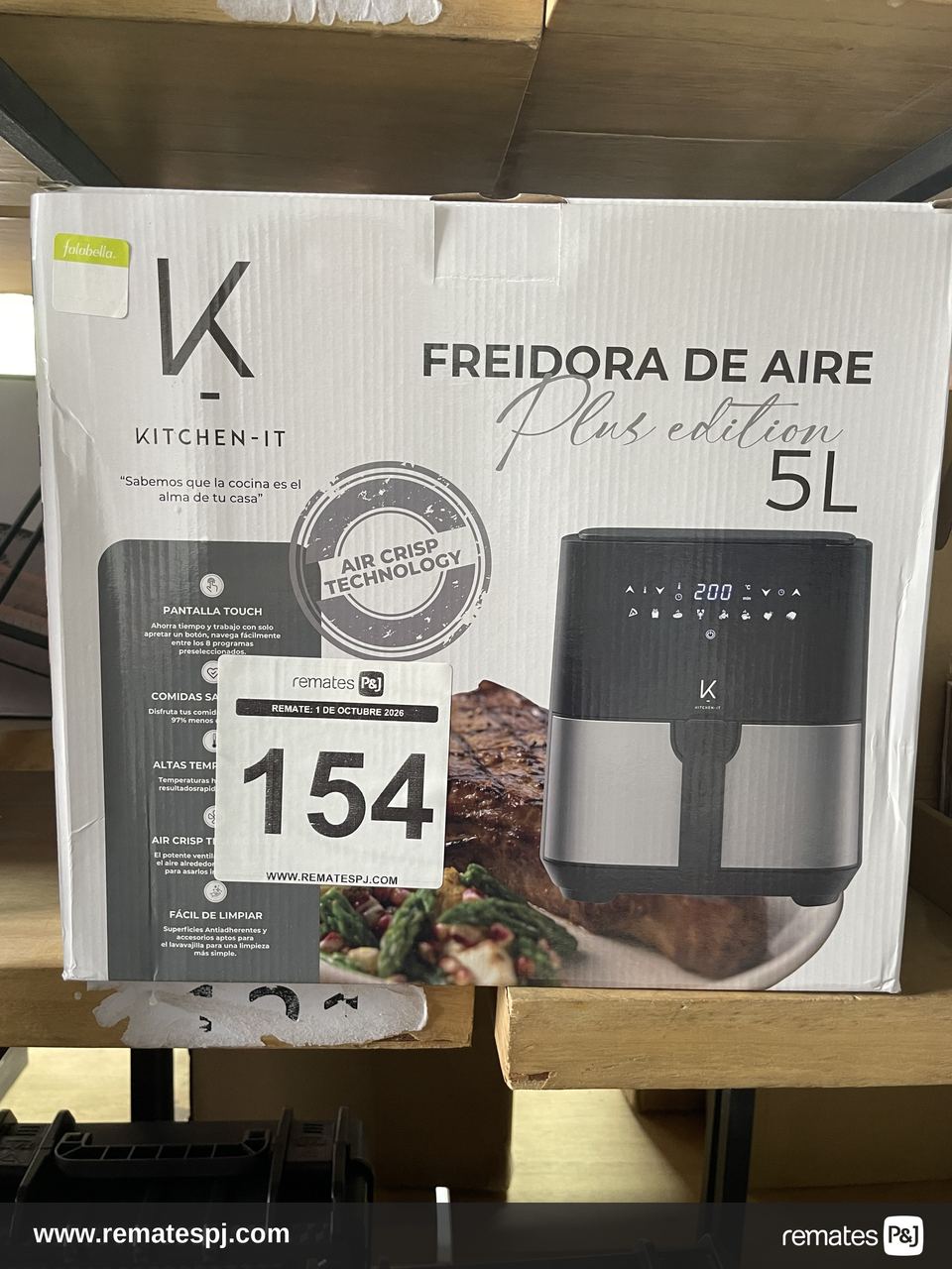 Freidora de Aire Plus Edition 5L Kitchen-It