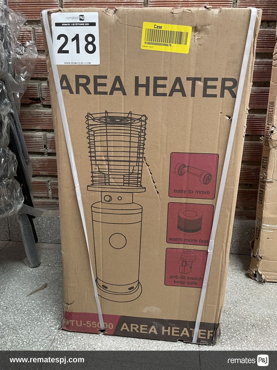 CALEFACTOR DE PATIO A GAS BTU55000