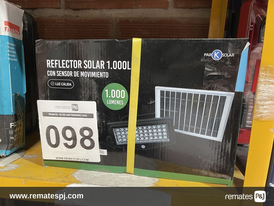 REFLECTOR SOLAR CON SENSOR DE MOVIMIENTO
