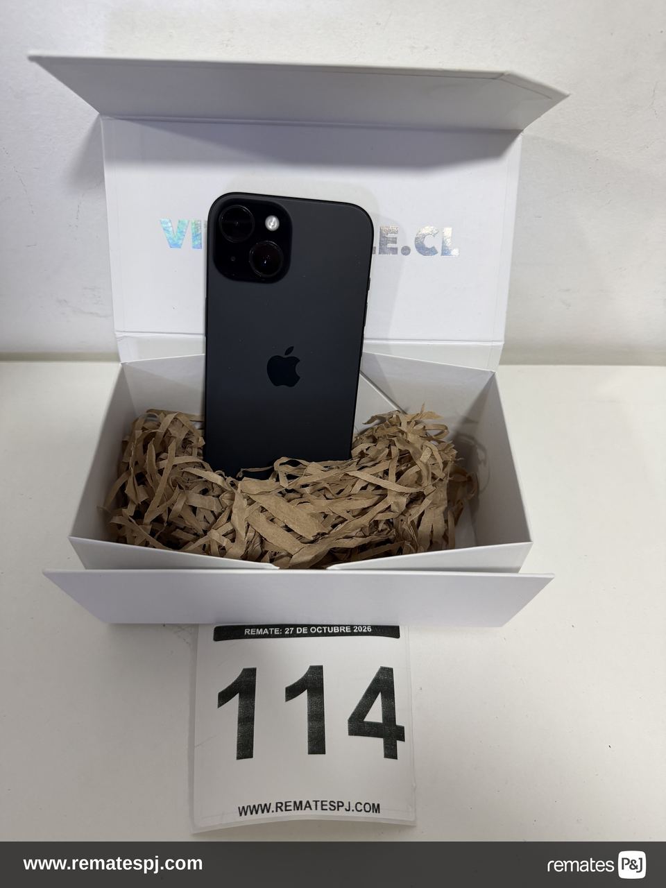 iPhone 15 128GB Negro Reacondicionado eSim