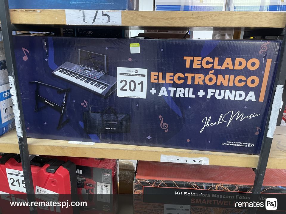 TECLADO ELECTRONICO MUSIC (Atril + Funda)