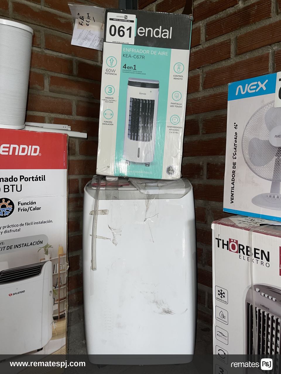 Enfriador de Aire KENDAL 4 en 1 + Aire Acondicionado WIFI THORBEN ELEKTRO