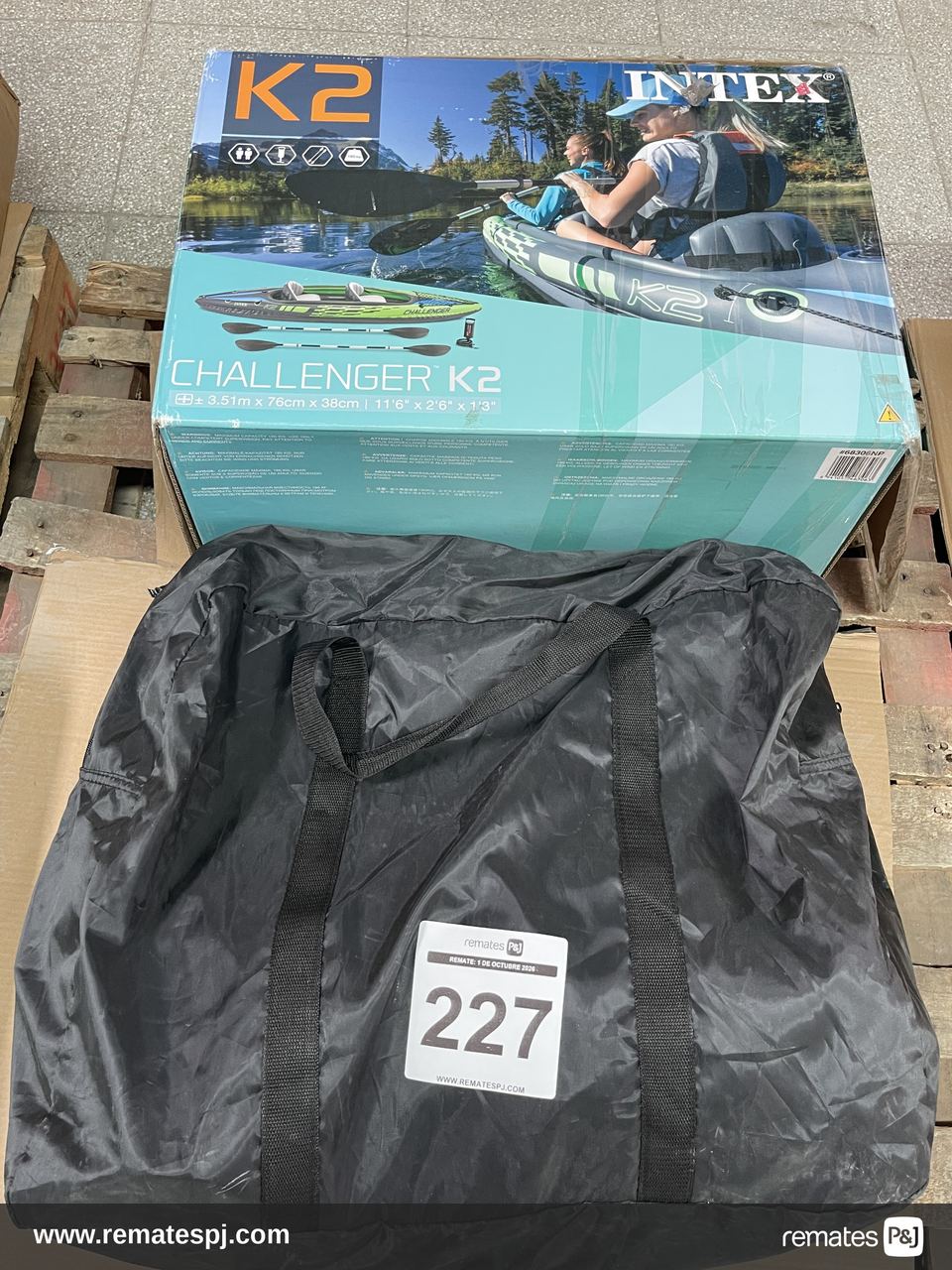 KAYAK INFLABLE INTEX CHALLENGER K2