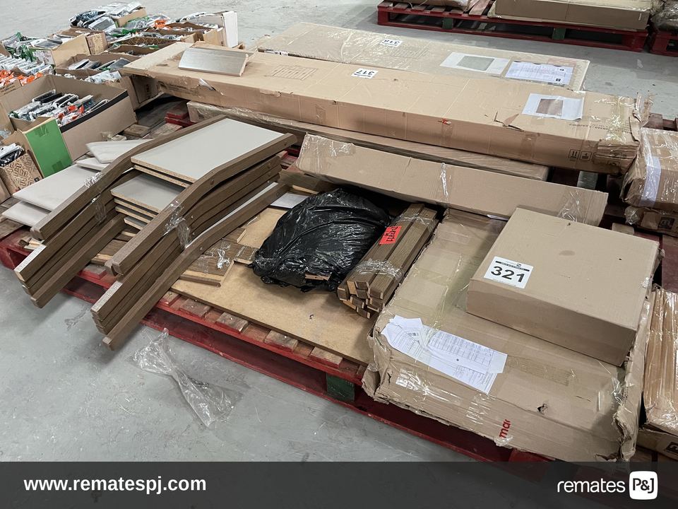 Pallet juego comedor 8S Clarice 136x136x77