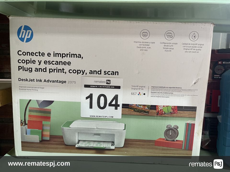 IMPRESORA Hp Deskjet Ink Advantage 2375
