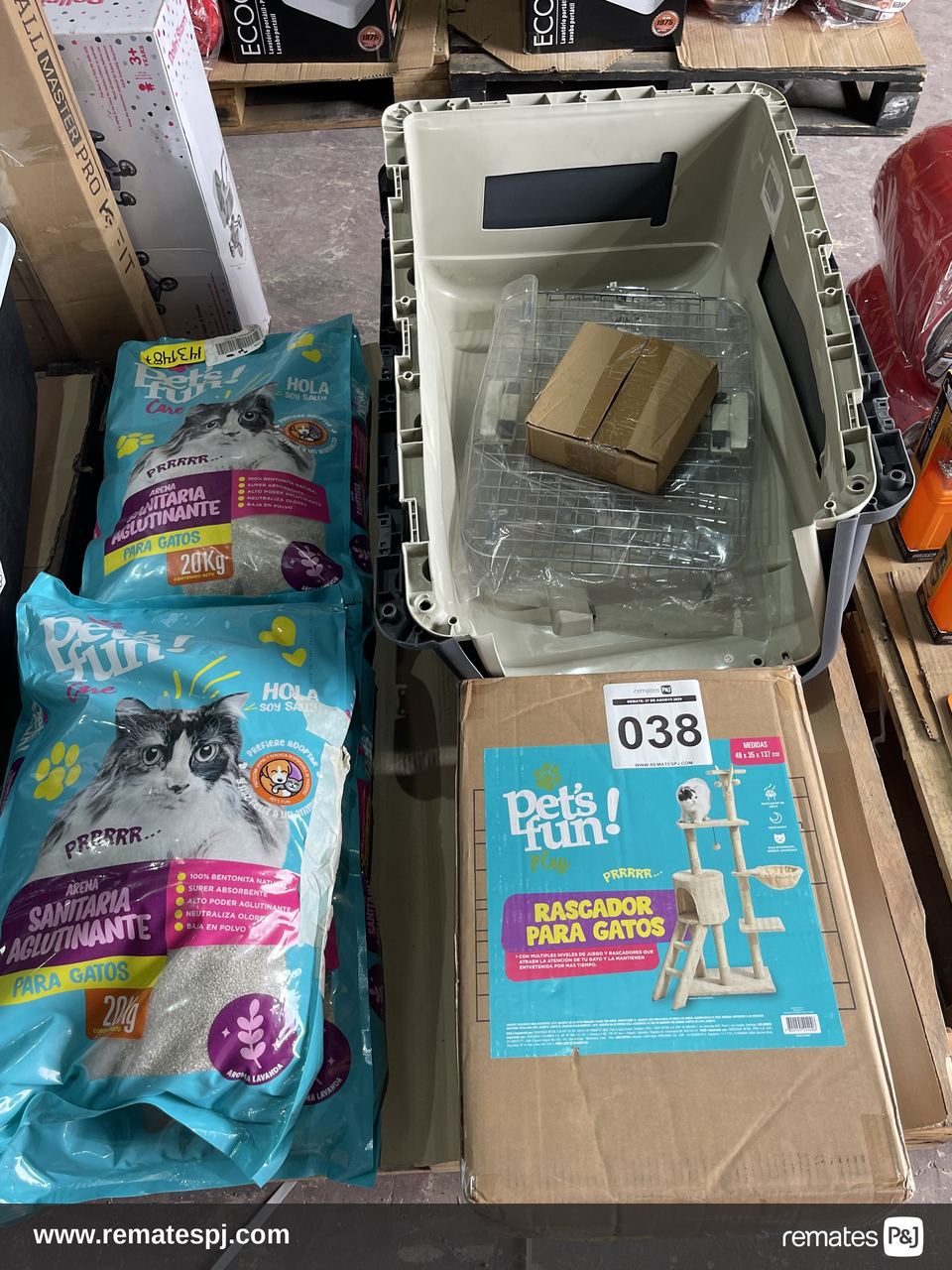 PALLET VARIEDAD DE PRODUCTOS PARA MASCOTA