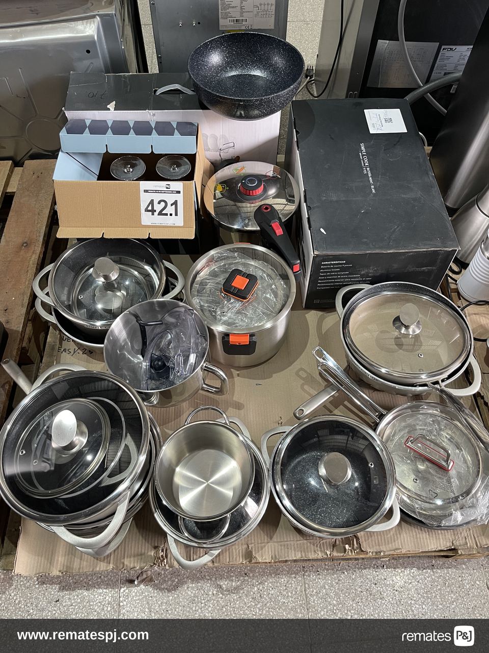 Pallet variedad de Electrodomesticos y Articulos para cocina (con detalle)