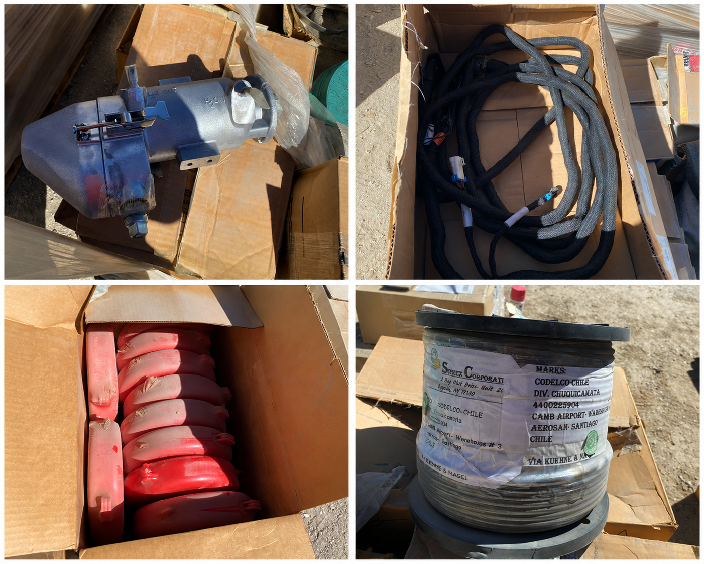 Repuestos industriales y cableado eléctrico