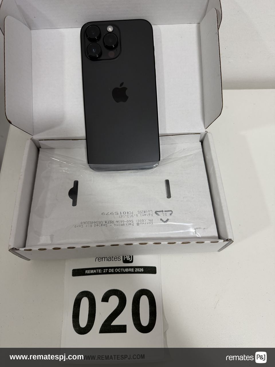 Apple iPhone 14 Pro Max 256GB Negro Reacondicionado