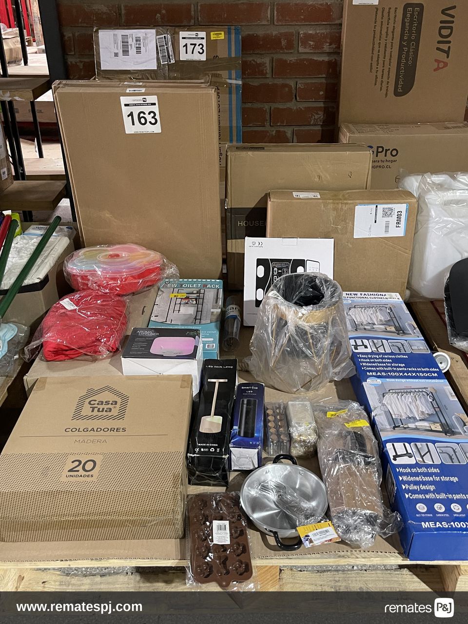 PALLET VARIEDAD DE ARTICULOS PARA EL HOGAR