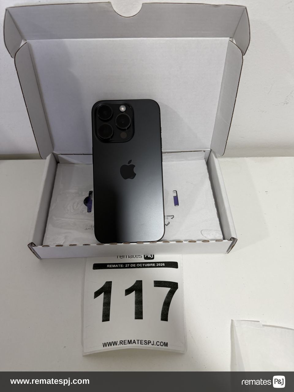 Apple Iphone 15 Pro 128GB Negro Reacondicionado eSim
