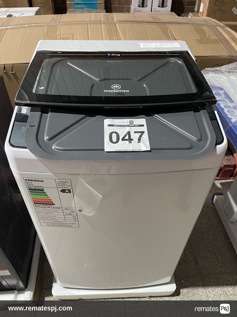 Lavadora Carga Superior 9,5 kg Blanco BZG