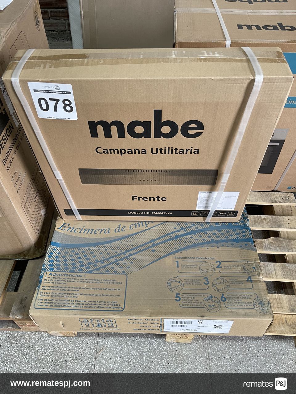 Campana Utilitaria mabe + Encimera de Empotre mabe