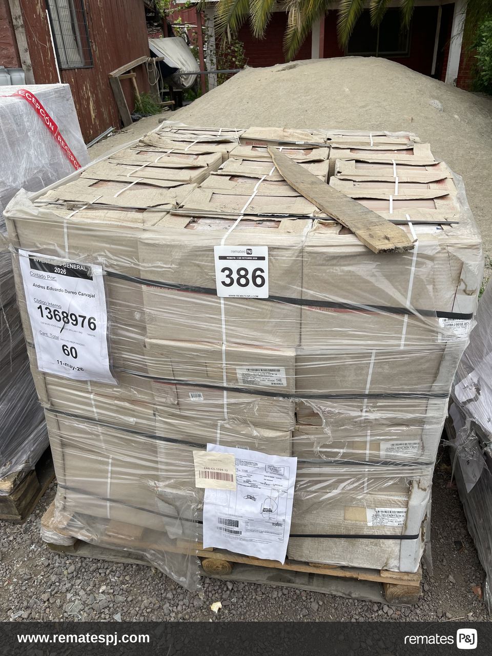 Pallet cerámica