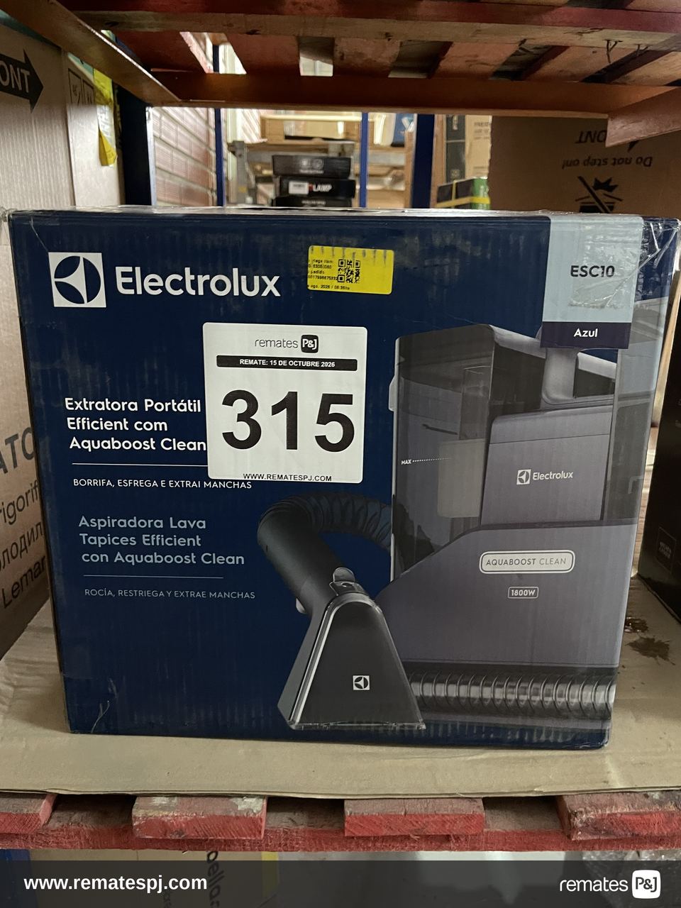 Aspiradora lava tapices portátil Electrolux