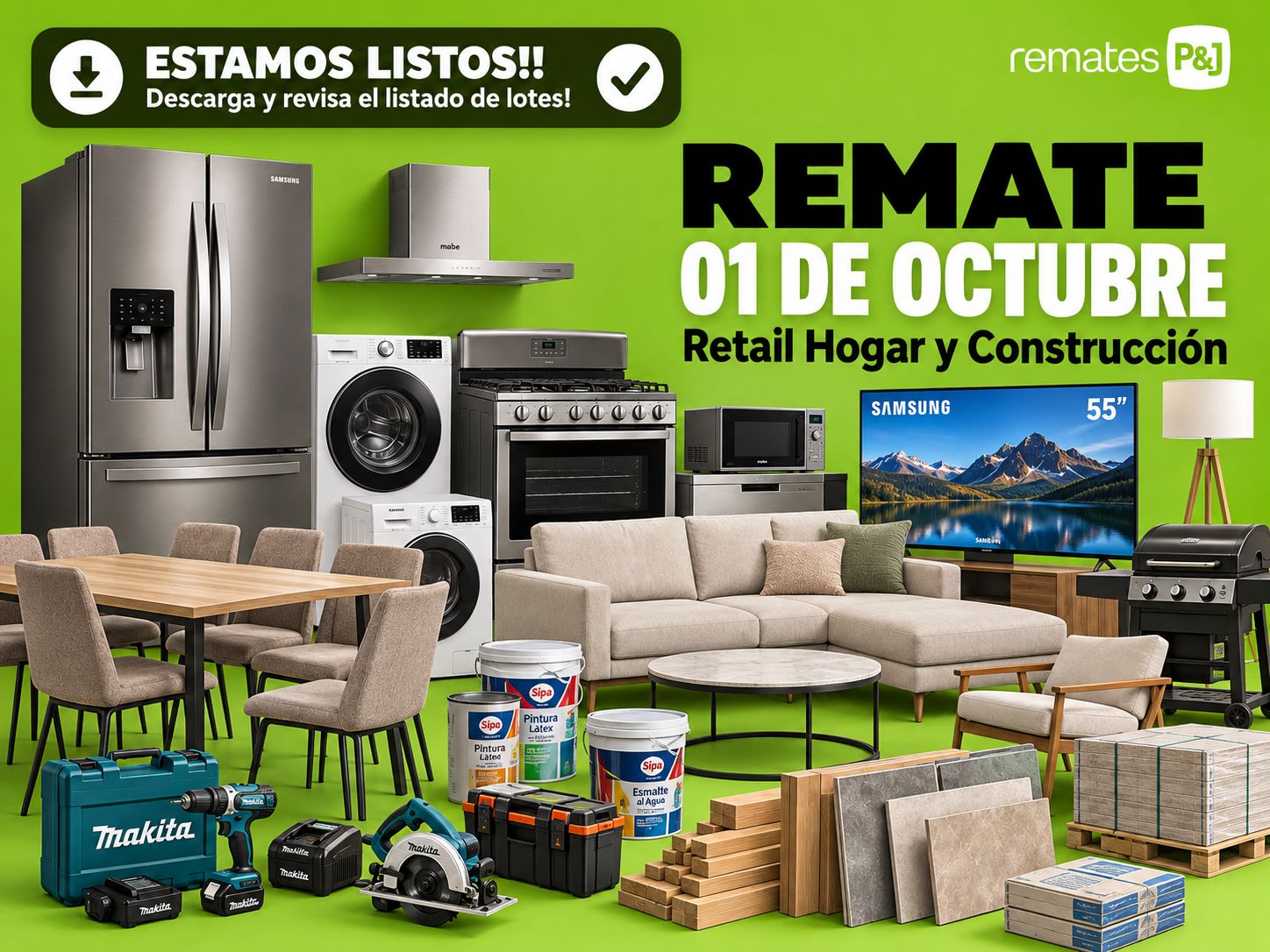 Fotos y lotes se cargan el 29/09
