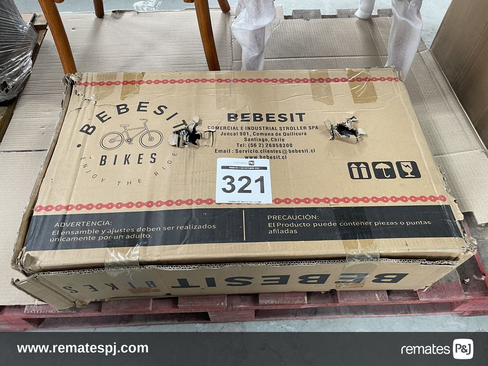 Bicicleta infantil Queen Aro 12 rosado Bebesit
