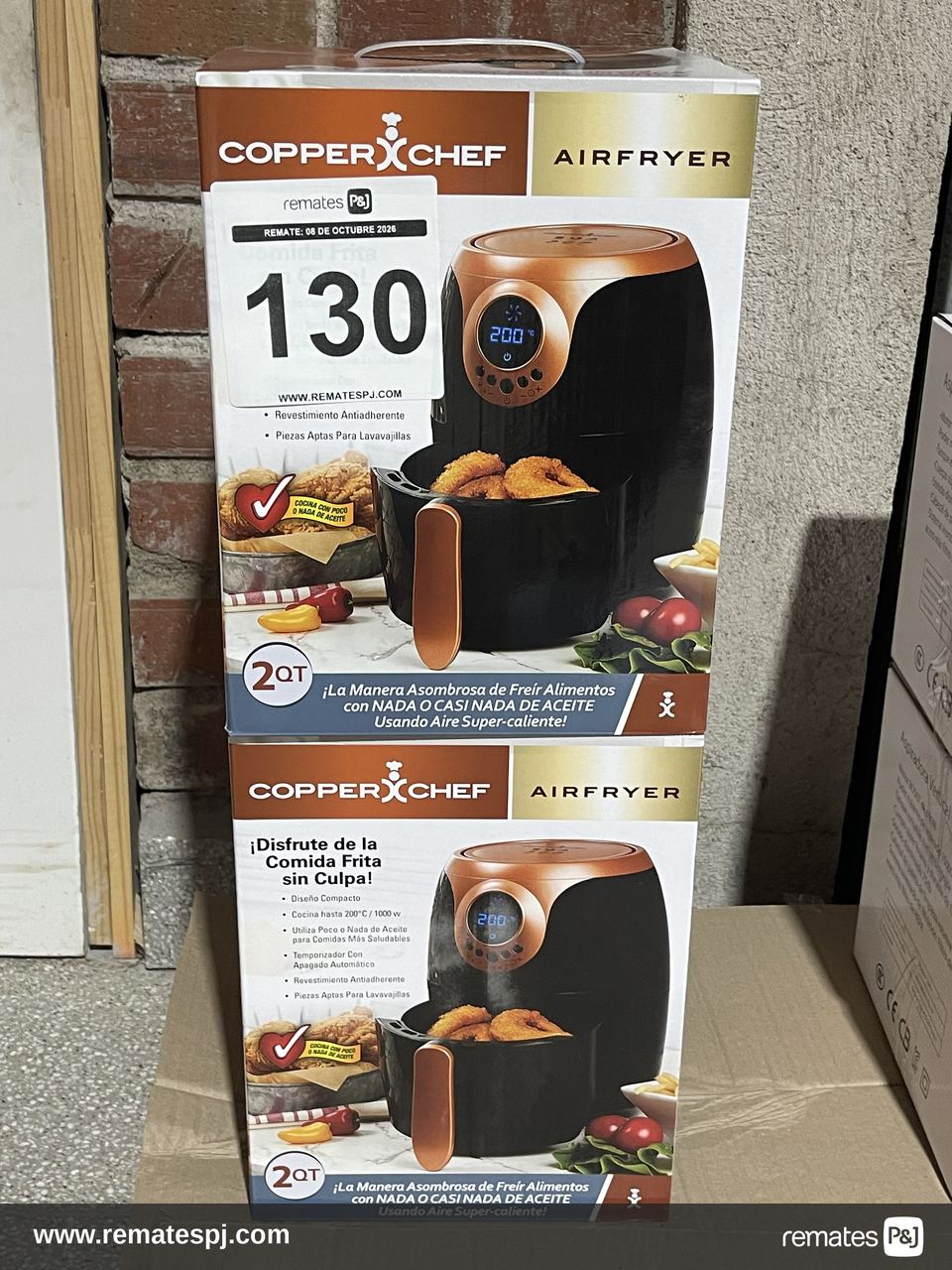 FREIDORA DE AIRE COPPERCHEF