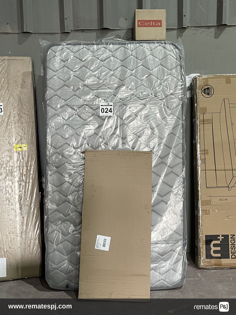 BASE CAMA CELTA + COLCHON FLEX NEW 1,5 + PATAS + RESPALDO