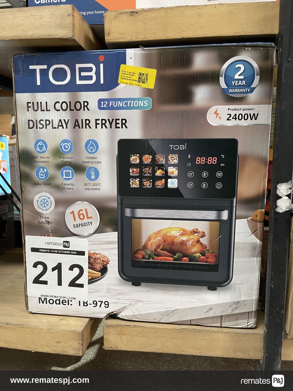 Air Fryer TOBI 16L