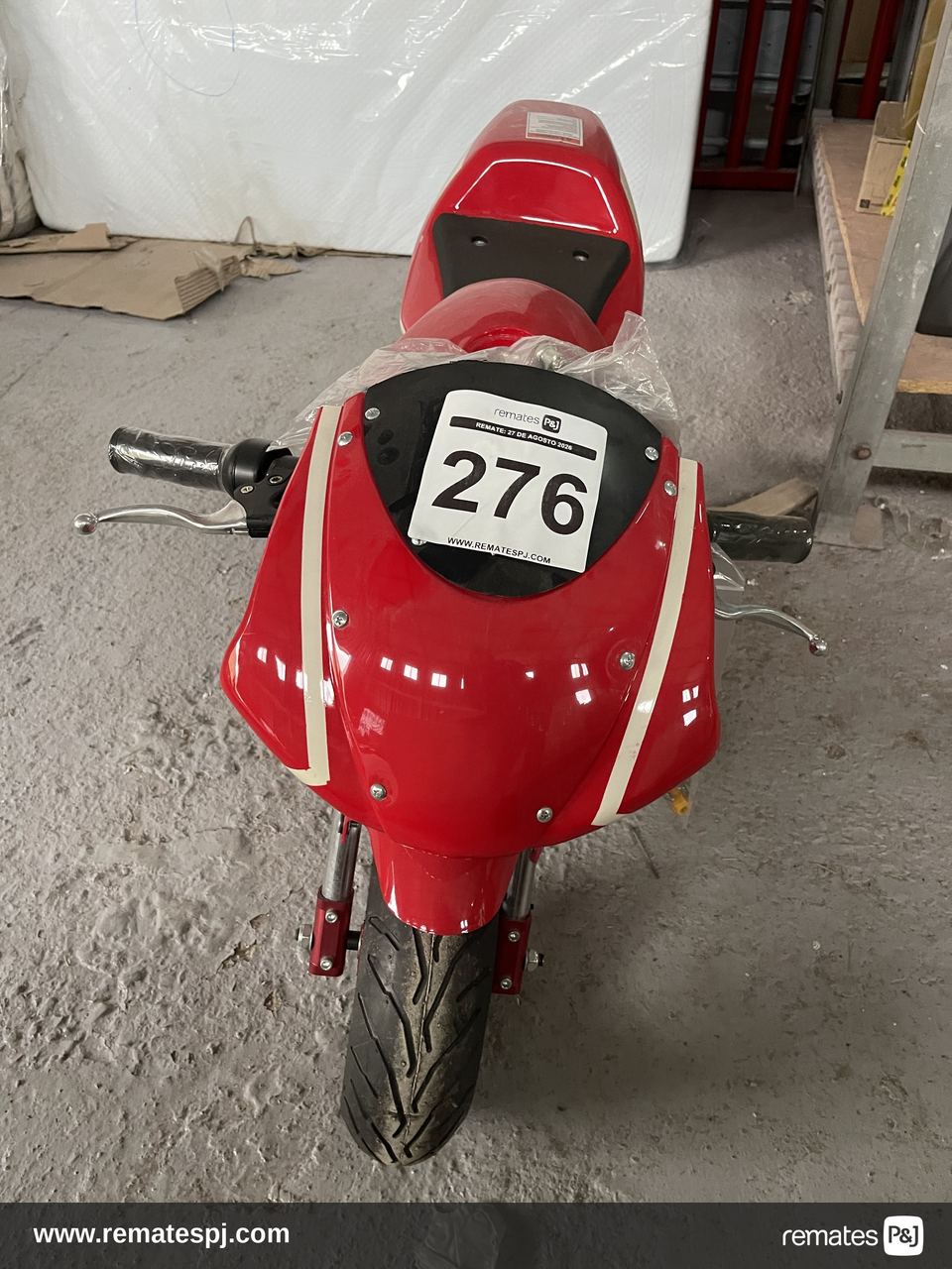 Moto kids rojo