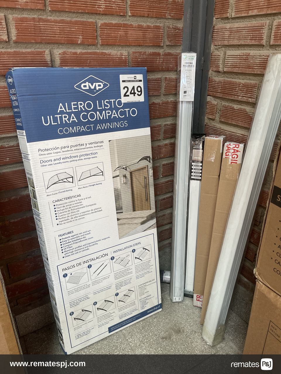 Alero Listo Ultra Impacto + Variedad de Cortina Enrollable