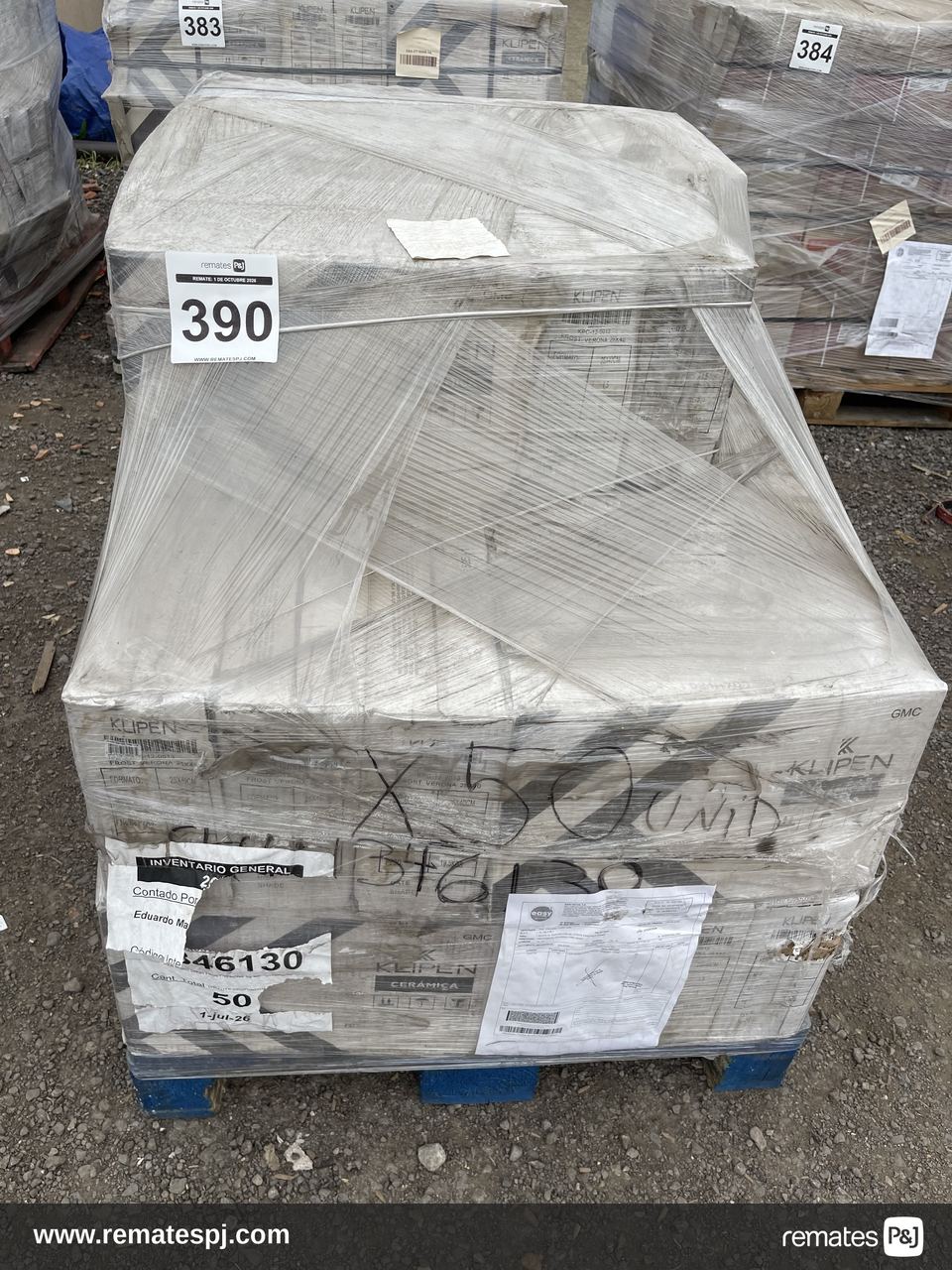 Pallet cerámica