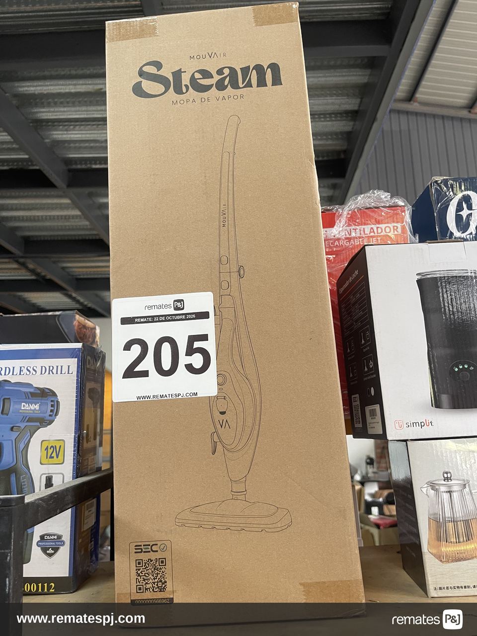 Mopa de Vapor MouVair Steam