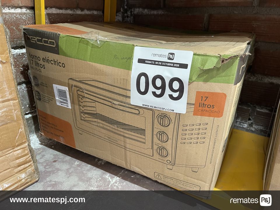 Horno Eléctrico 10L RECCO