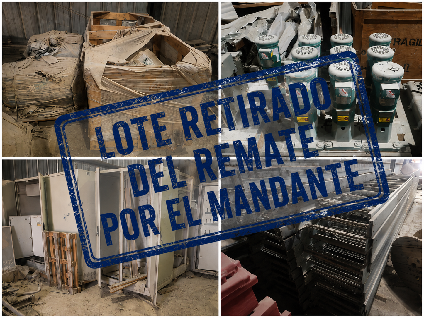 lote retirado del remate por el mandante