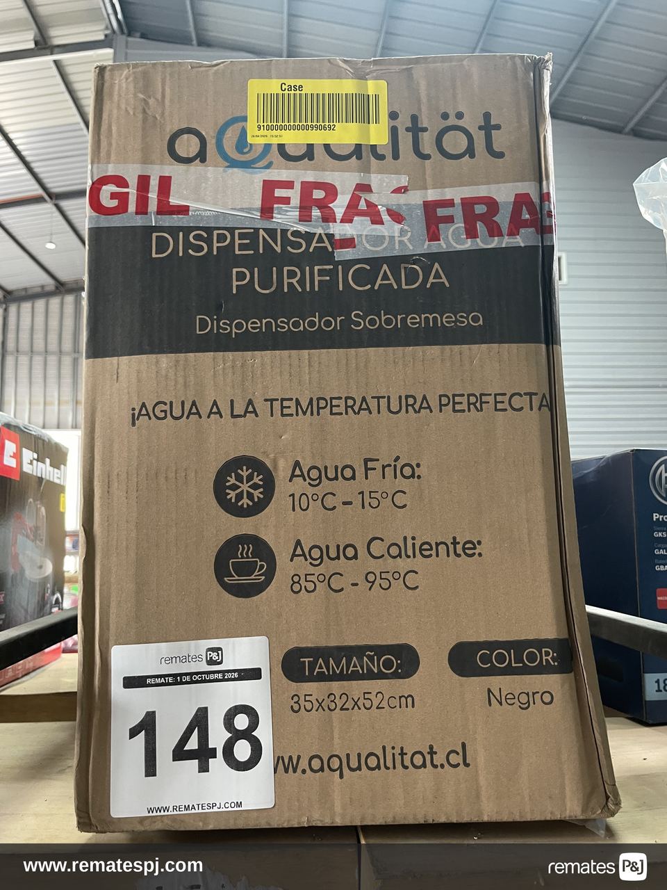 Dispensador de Agua Purificador Sobremesa AQUALITAT