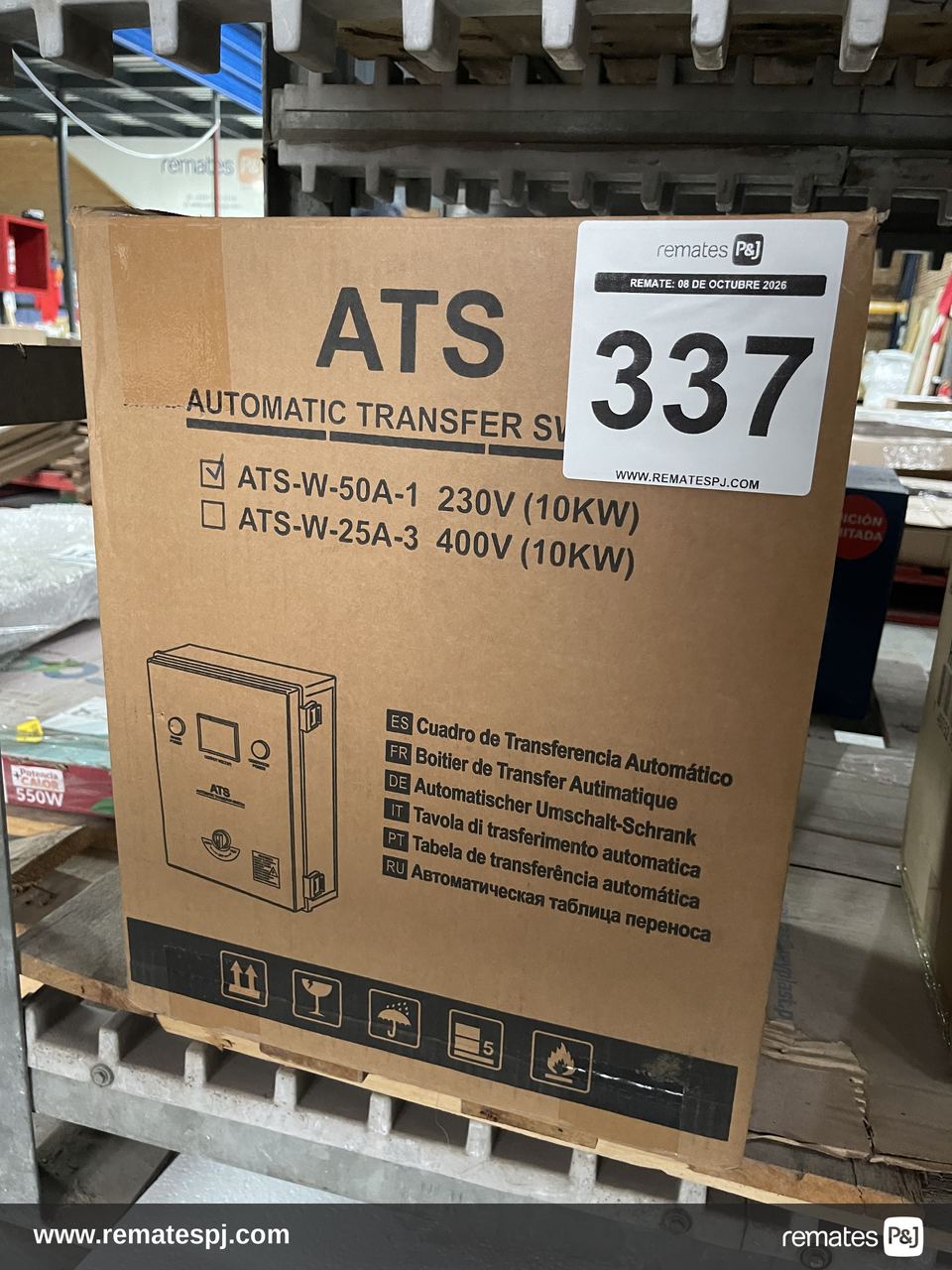 Tablero de transferencia automática (ATS)