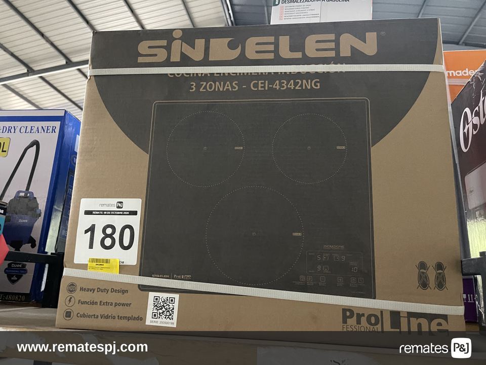 Encimera Inducción Sindelen Cei-4252ng Induzione 3 Platos Color Negro