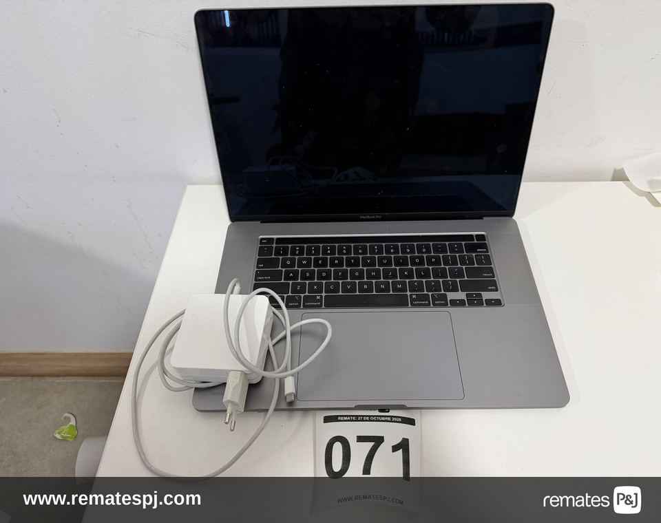 Apple MacBook Pro 2019 16" Intel Core i9 16GB RAM 1TB SSD Gris Espacial reacondicionado