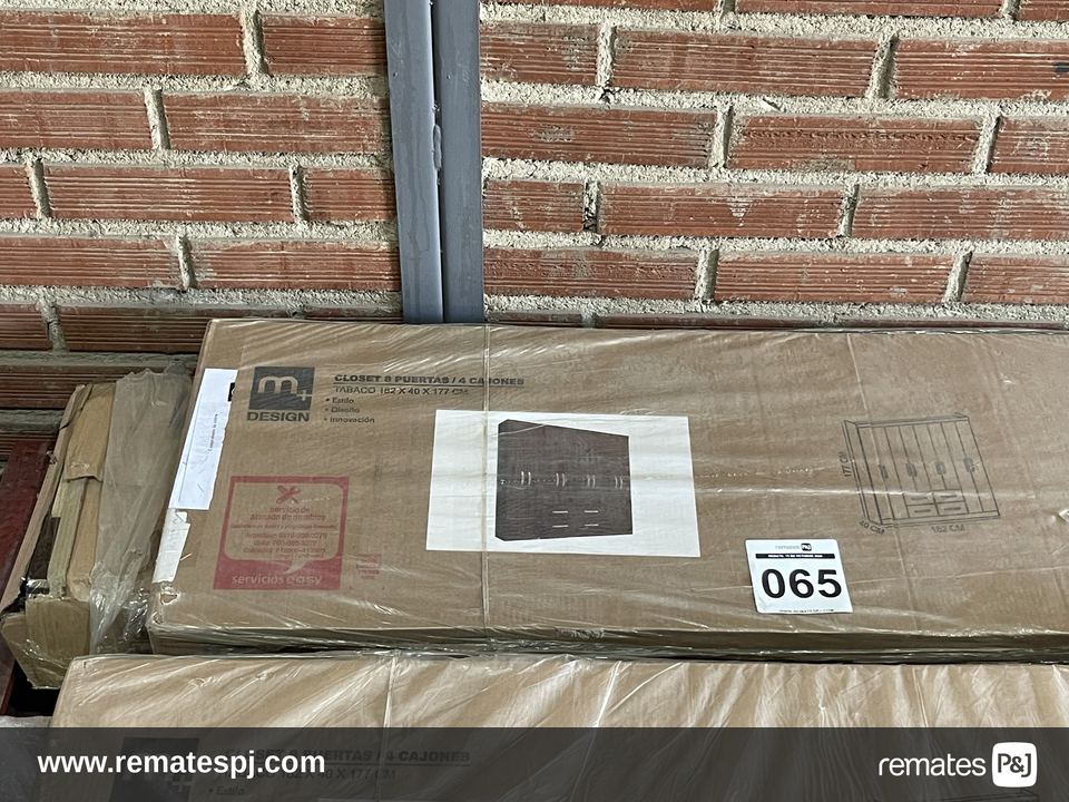 CLOSET 8PTAS/4CJ 183X40X177 TABACO