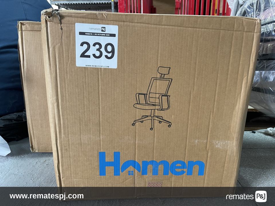 Silla De Escritorio 360°  Con Apoyacabeza Negra