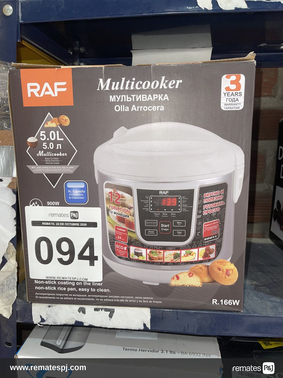 Olla Arrocera Eléctrica Multifuncional 5L