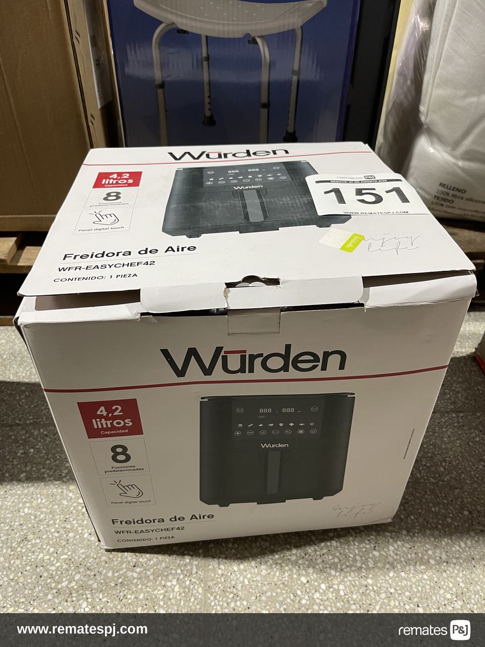 Freidora de Aire Digital 4.2 Litros WFR-EASYCHEF42 Wurde