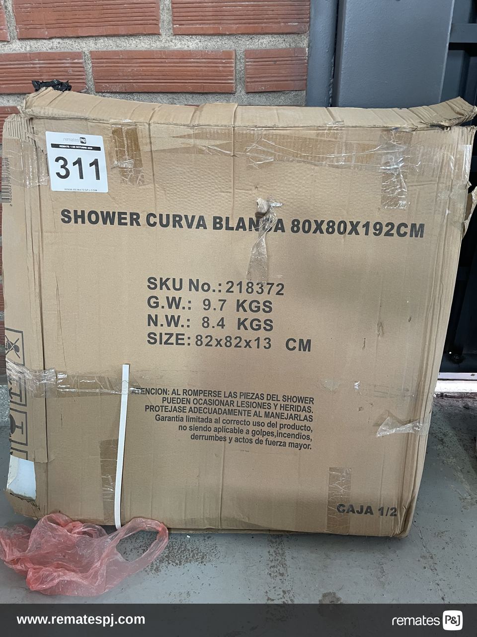 SHOWER CURVA BLANCA 80 x 80 x 192