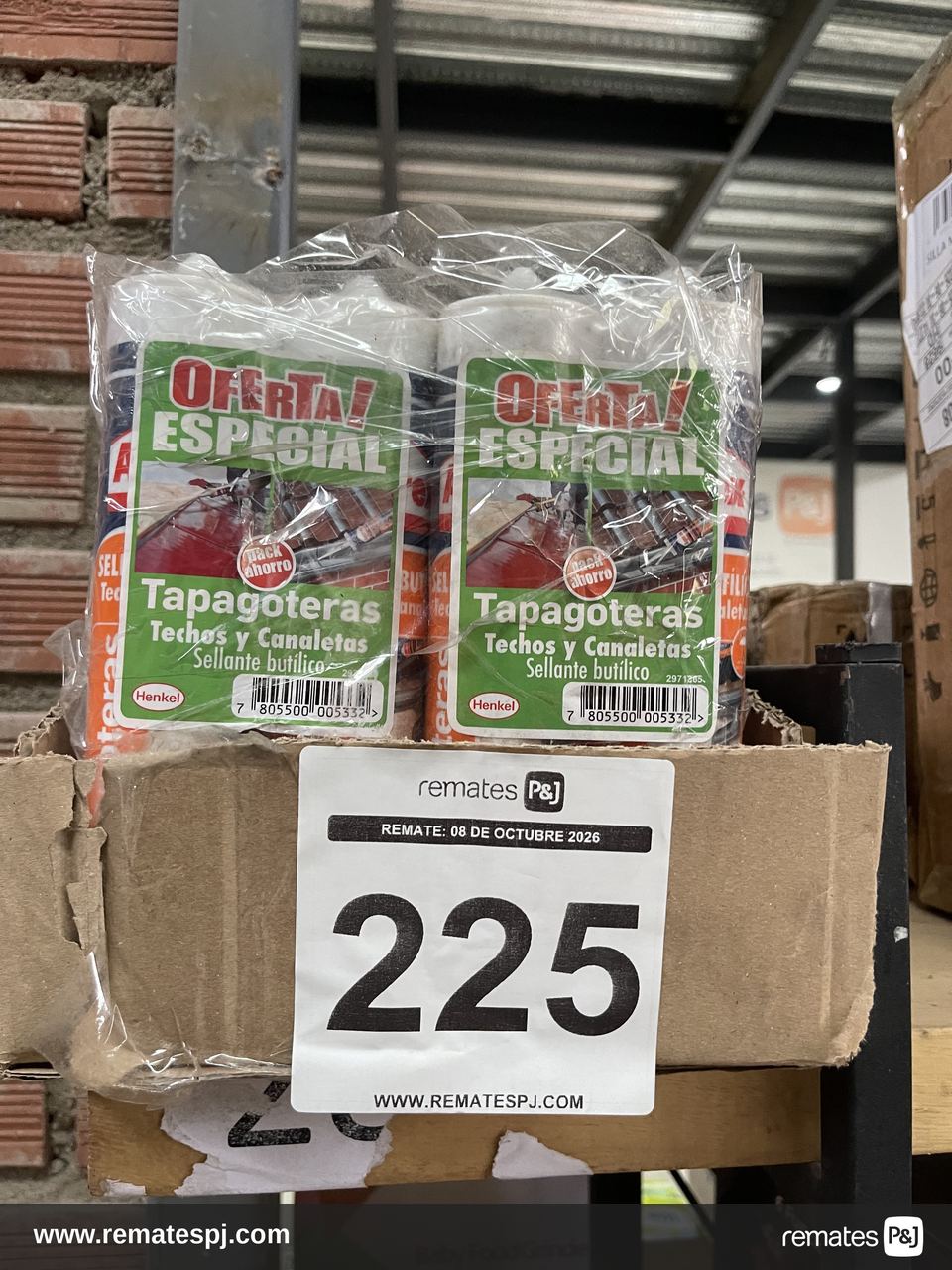 Silicona Sellador butílico Tapagoteras 440g Pack x 2