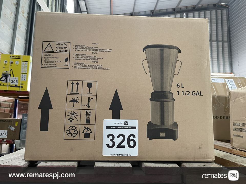Licuadora comercial Skymsen Inox 6 litros