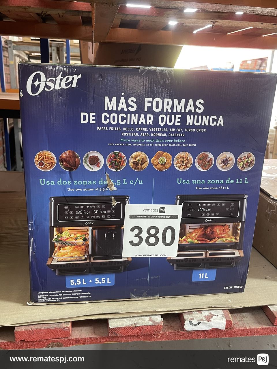 Freidora de aire Flex 11 litros Oster
