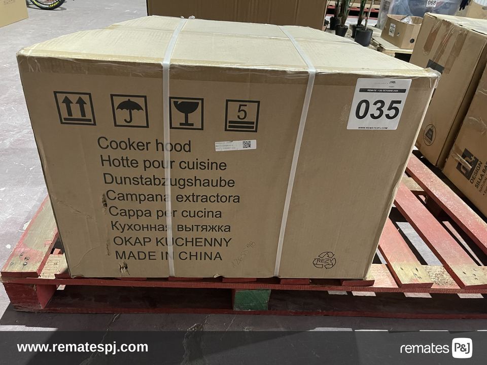 CAMPANA EXTRACTORA 202 W CURVET 60