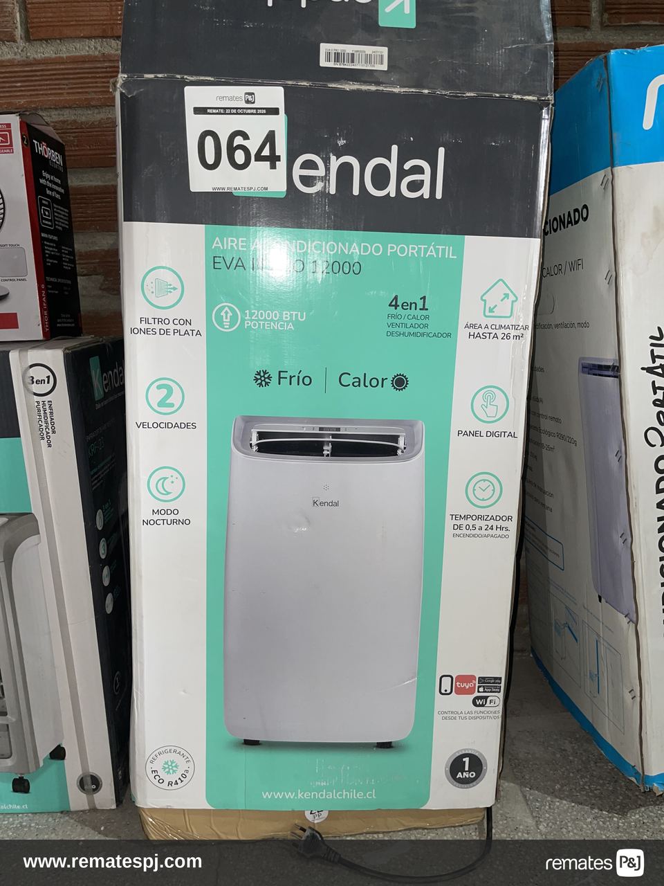 AIRE ACONDICIONADO PORTATIL KENDAL