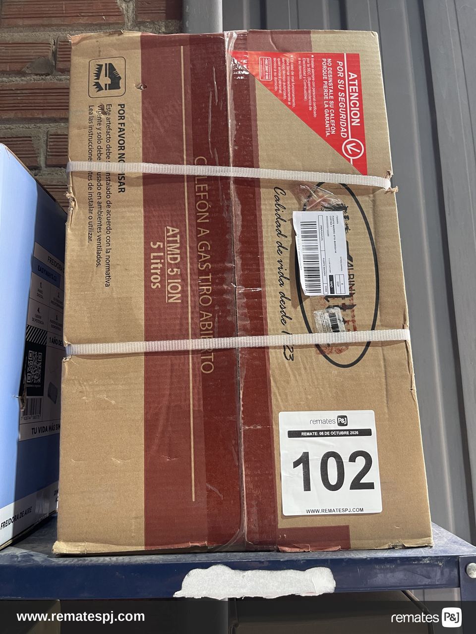 CALEFON A GAS TIRO ABIERTO 5L ALBIN TROTTER